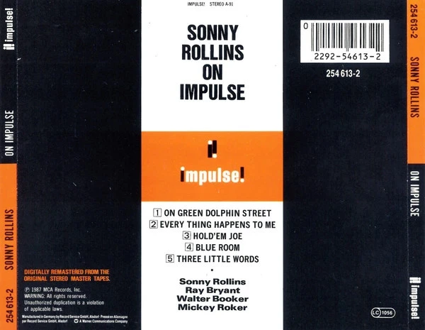 CD Sonny Rollins "On Impulse!" – photo 2